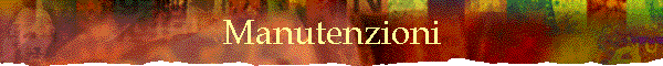 Manutenzioni